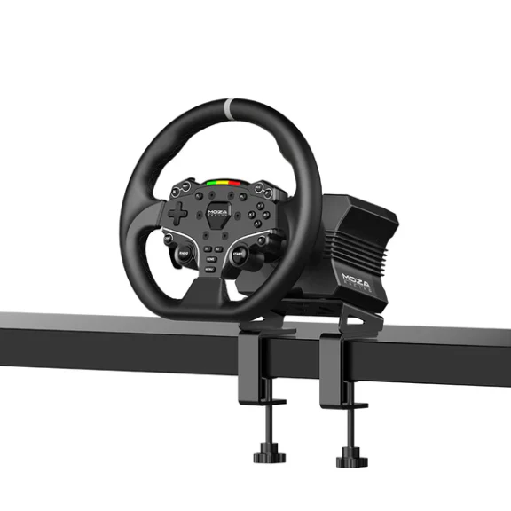 MOZA R5 Racing Bundle for PC ( R5 Wheel and Pedals / HGP Shifter / HBP Handbrake / R-P Lite Clutch Pedal / Performance Kit for SR-P Lite / niversal Mounting Plate ) - Image 2
