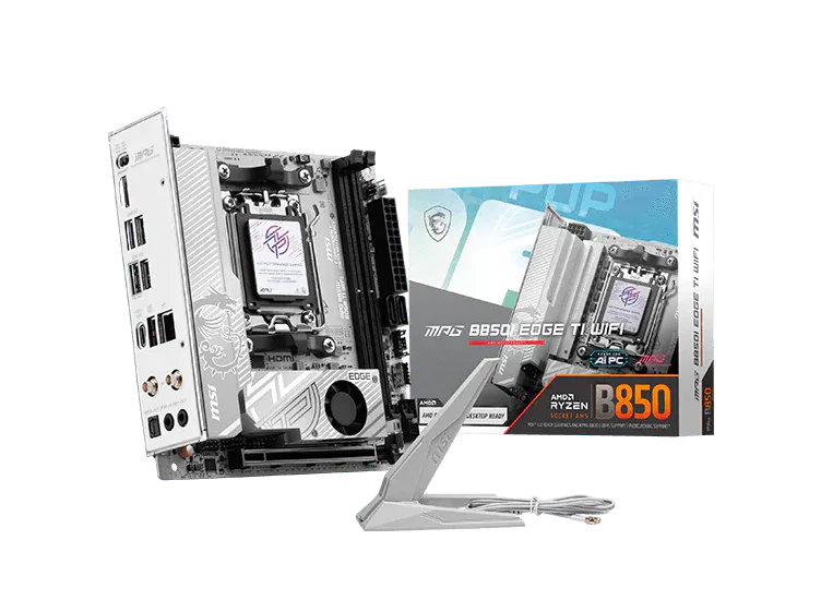 MPG B850I EDGE TI WIFI Supports AMD Ryzen™ 9000/ 8000/ 7000 Series Desktop Processors Socket AM5MOTHERBOARD