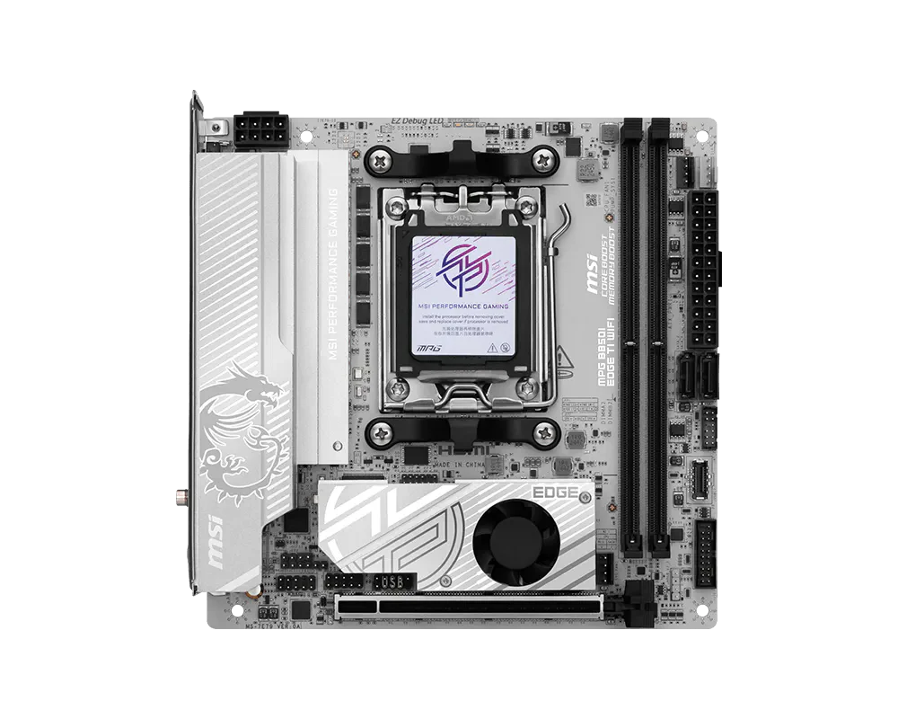 MPG B850I EDGE TI WIFI Supports AMD Ryzen™ 9000/ 8000/ 7000 Series Desktop Processors Socket AM5MOTHERBOARD - Image 2
