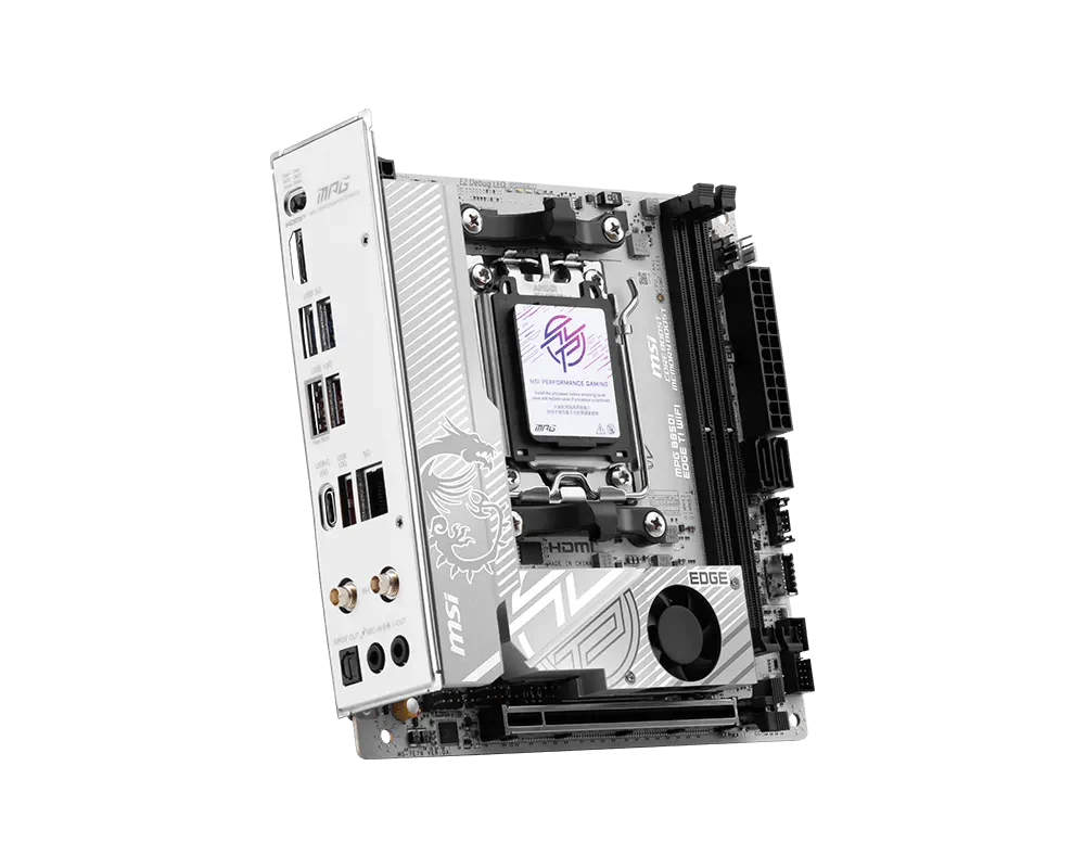 MPG B850I EDGE TI WIFI Supports AMD Ryzen™ 9000/ 8000/ 7000 Series Desktop Processors Socket AM5MOTHERBOARD - Image 3
