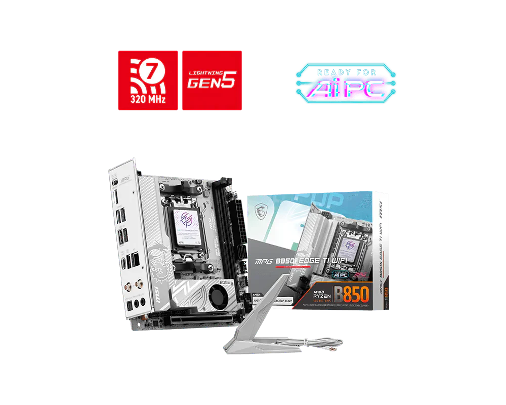 MPG B850I EDGE TI WIFI Supports AMD Ryzen™ 9000/ 8000/ 7000 Series Desktop Processors Socket AM5MOTHERBOARD - Image 6