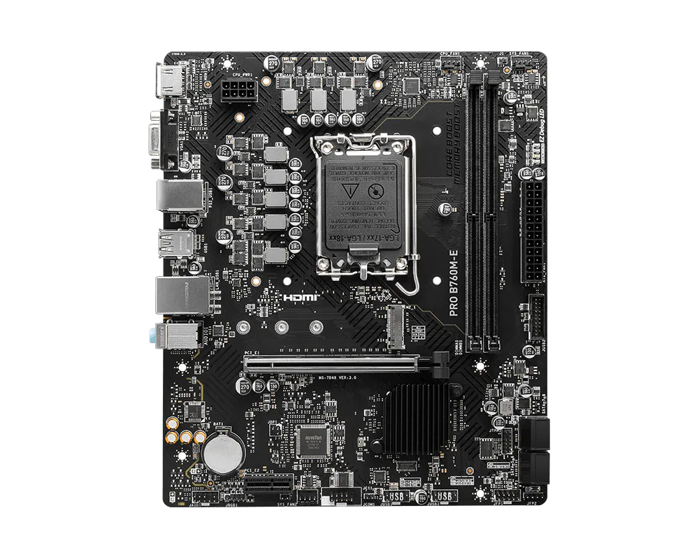 MSI B760M-E PRO DDR5 Motherboard - Image 2