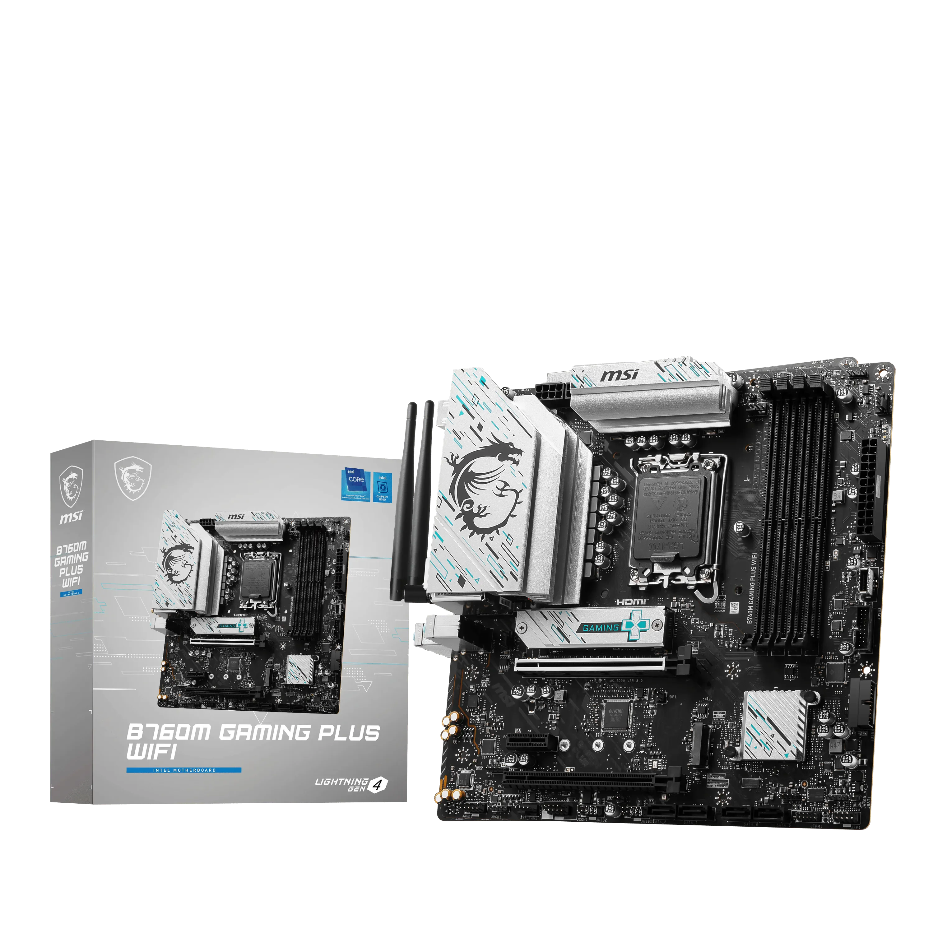 MSI B760M GAMING PLUS WIFI 6E MOTHERBOARD