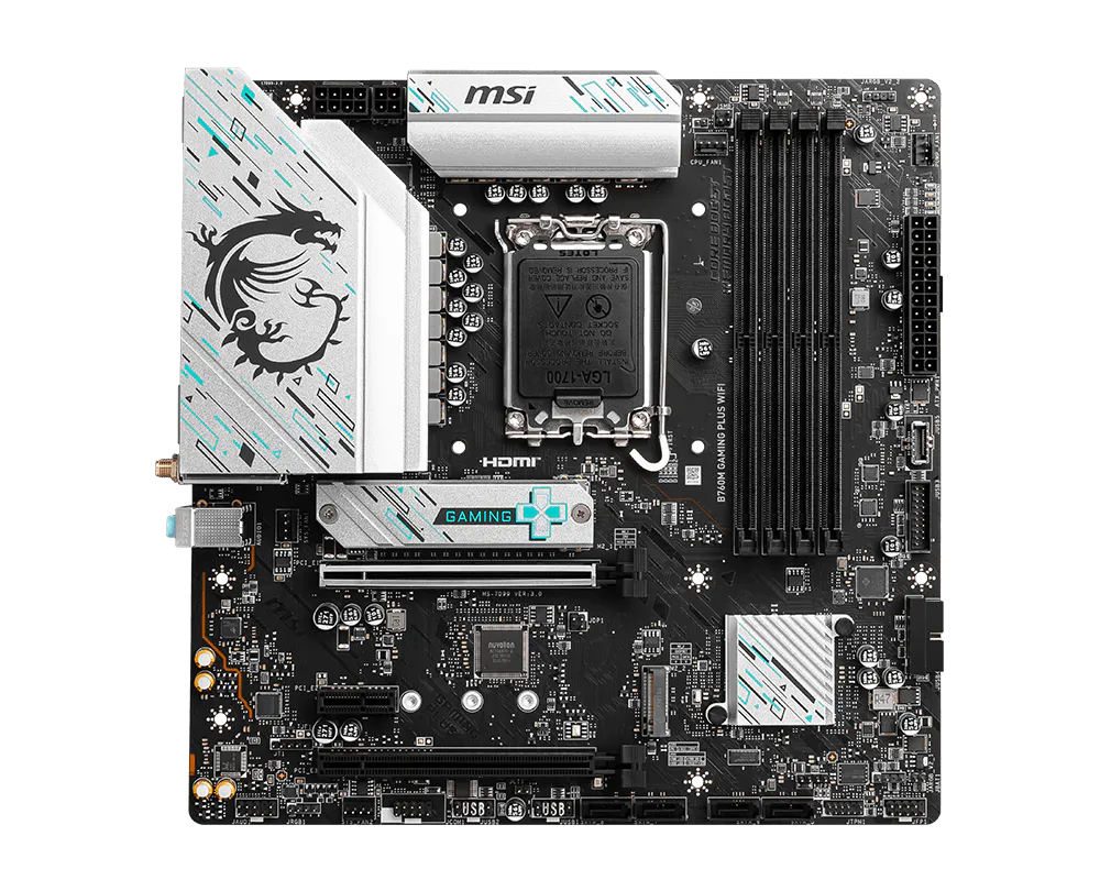 MSI B760M GAMING PLUS WIFI 6E MOTHERBOARD - Image 2