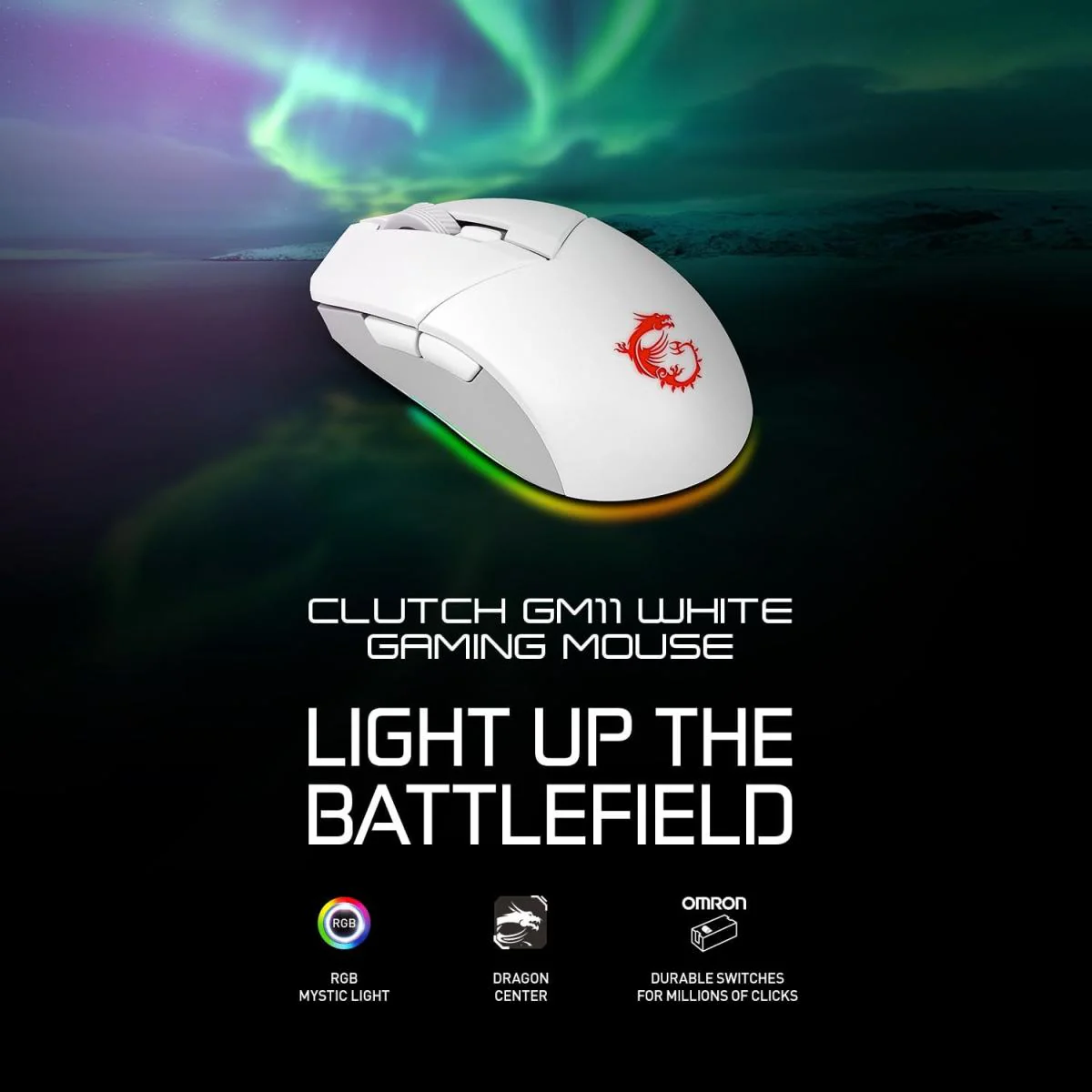 MSI CLUTCH GM11 5000 DPI Gaming Mouse - Image 5