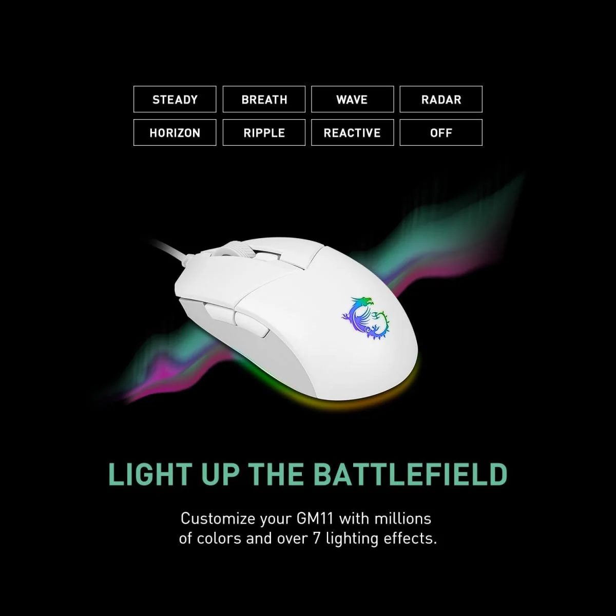 MSI CLUTCH GM11 5000 DPI Gaming Mouse - Image 6