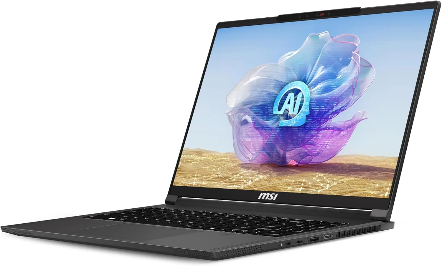 MSI Creator A16 AI+ Copilot+ AMD Ryzen AI 9 365 50 NPU TOPS, NVIDIA GeForce RTX 4060 8GB, 16" QHD+ 240Hz Aluminum LightWeight - Lunar Gray - Image 4