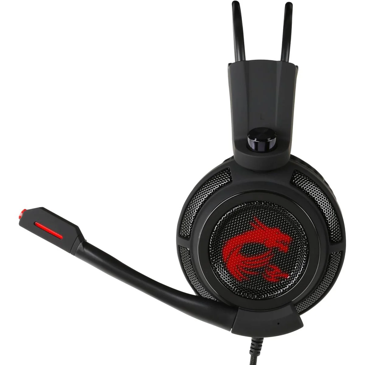 MSI DS502, Enhanced Virtual 7.1 Surround Sound, Ergonimic Design, Gaming Headset - Image 2