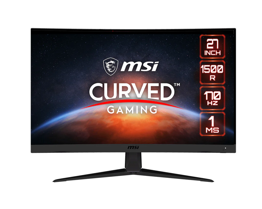 MSI G27C5 E2 Curve 1500R, 27" FHD, 170Hz, 1ms VA , adjustable Black Gaming Monitor