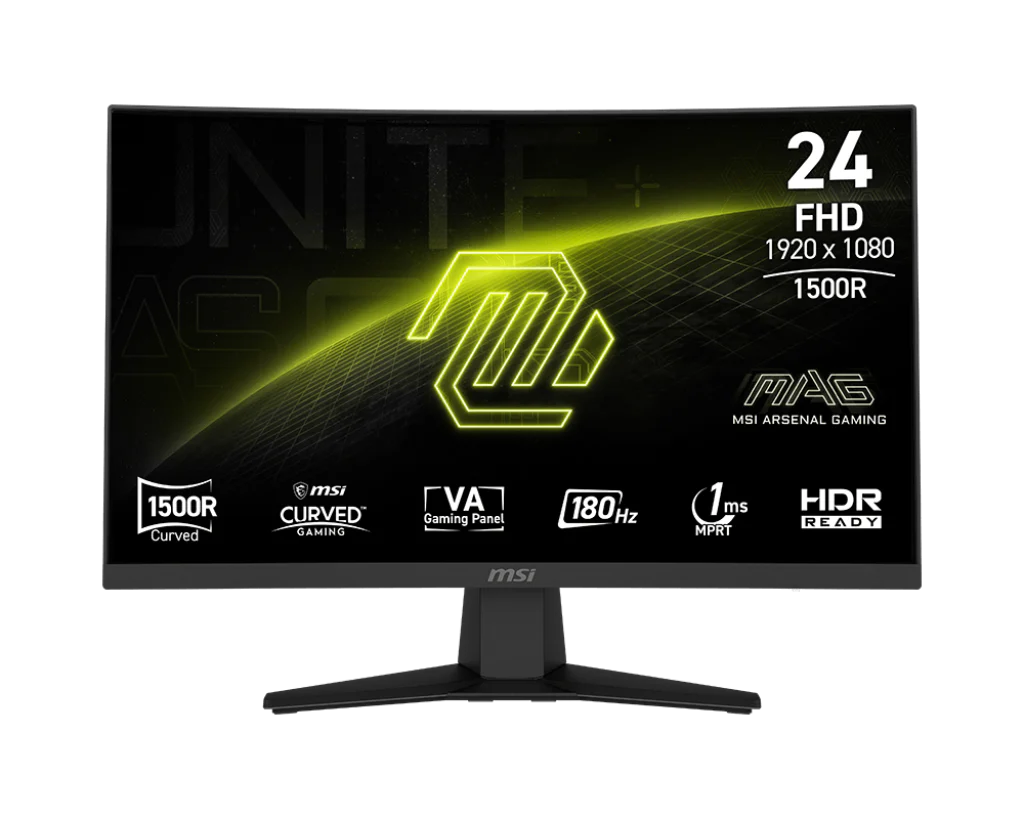 MSI MAG 244C 24" VA Curve (FHD) 180Hz HDR Gaming Monitor
