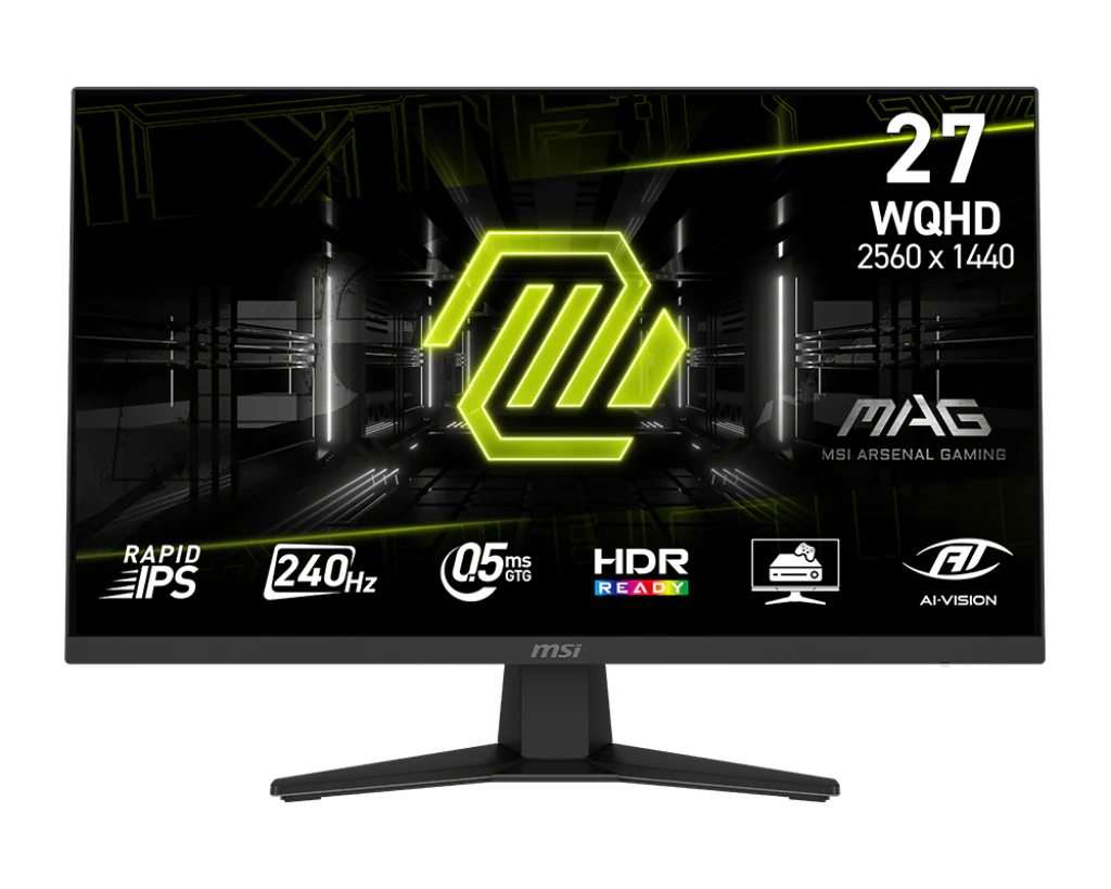 MSI MAG 274QF X24 27-inch 2560 x 1440 (2K) 240Hz, Adaptive-Sync, Black Gaming Monitor,