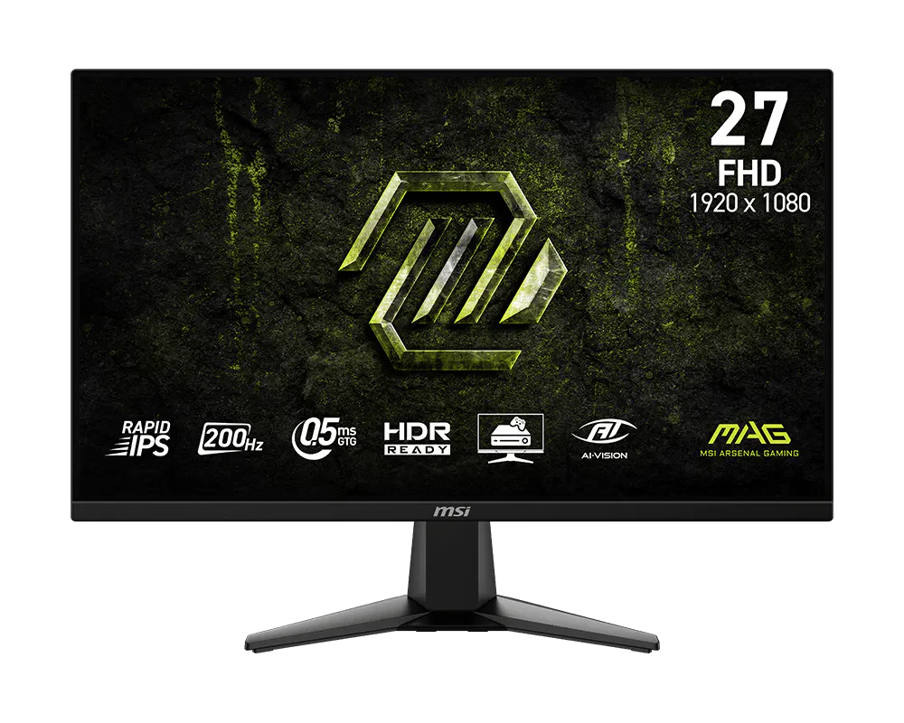 MSI MAG 275F E20 27" 200Hz Rapid IPS Flat FHD 1920 x 1080 0.5ms Gaming Monitor