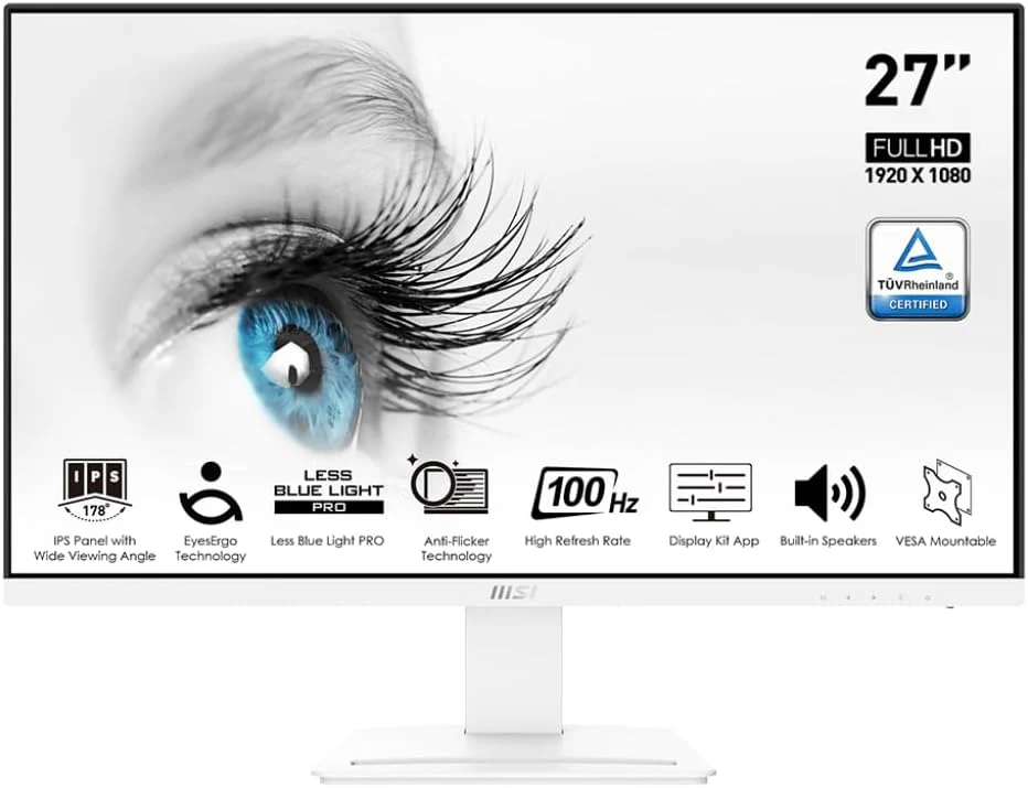 MSI Monitor PRO MP275 E2 27" IPS (FHD) 120Hz With Speaker - Black