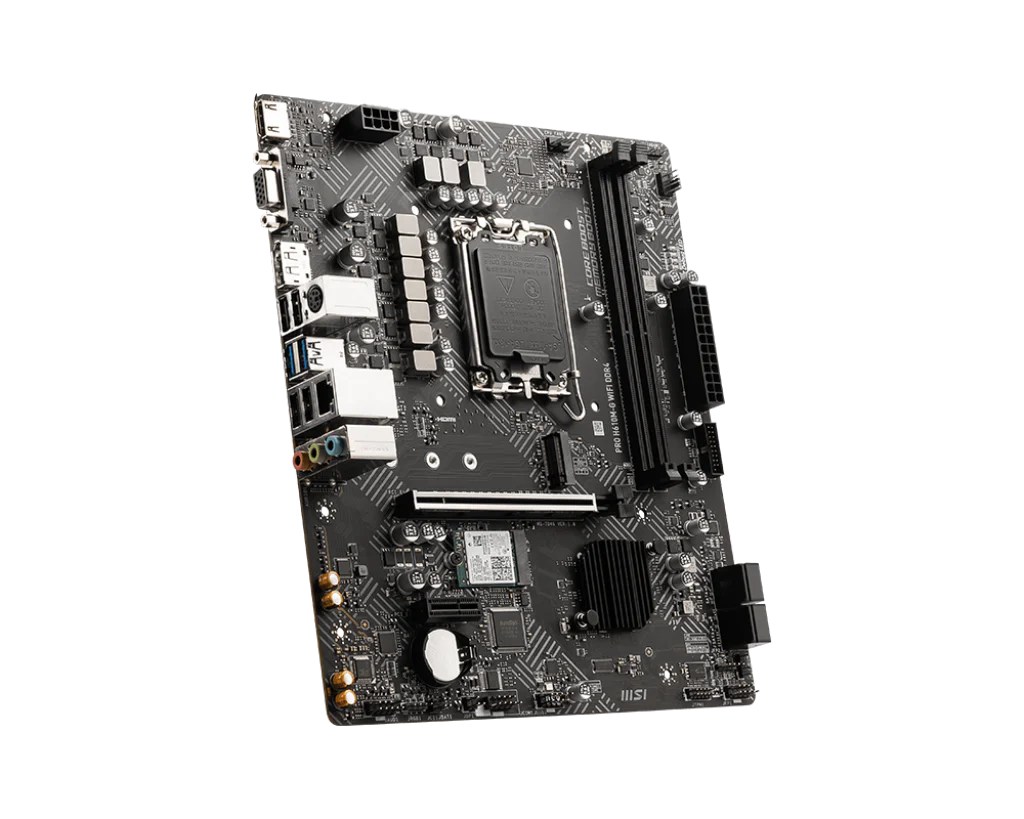 MSI PRO H610M-G WIFI DDR4  Intel® Core™ 14th/ 13th/ 12th Gen Processors LGA 1700 Motherboard - Image 3