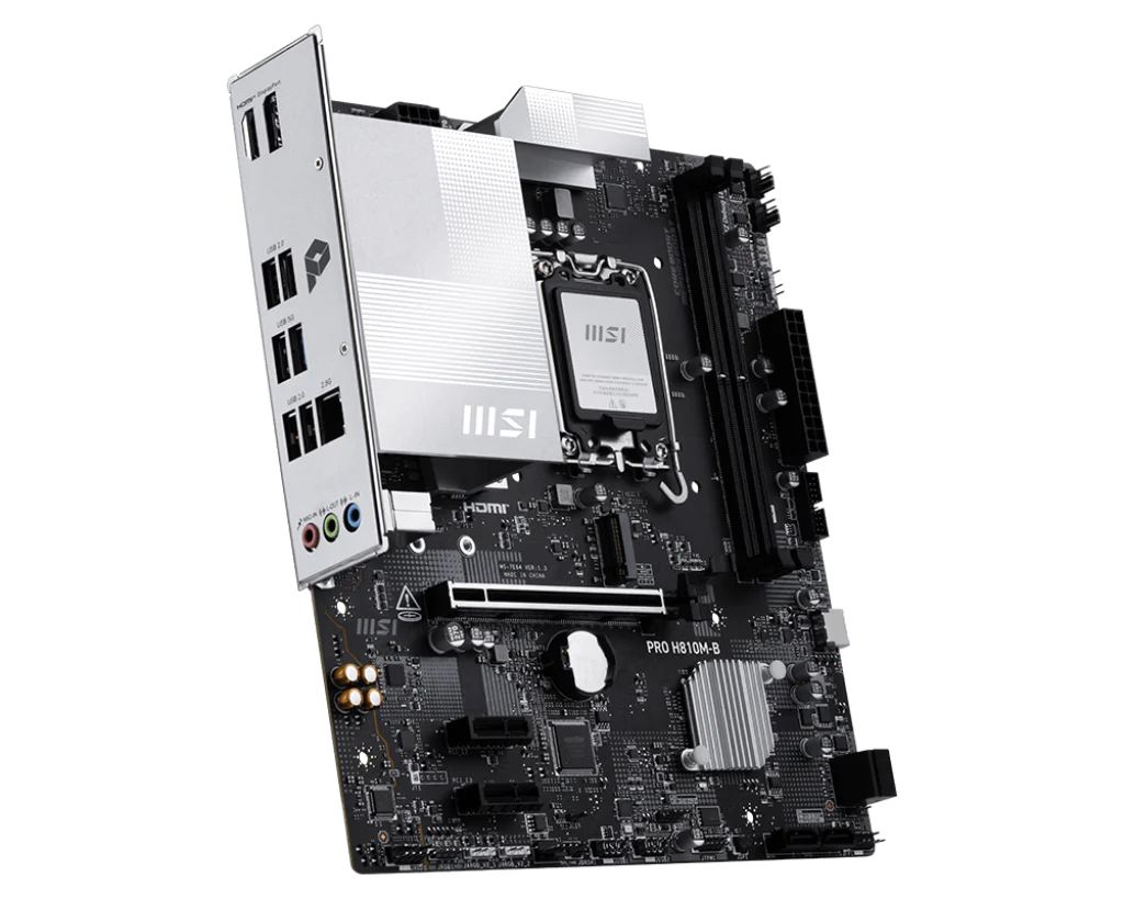 MSI PRO H810M-B Intel® Core™ Ultra Processors (Series 2) LGA 1851 Motherboard - Image 3