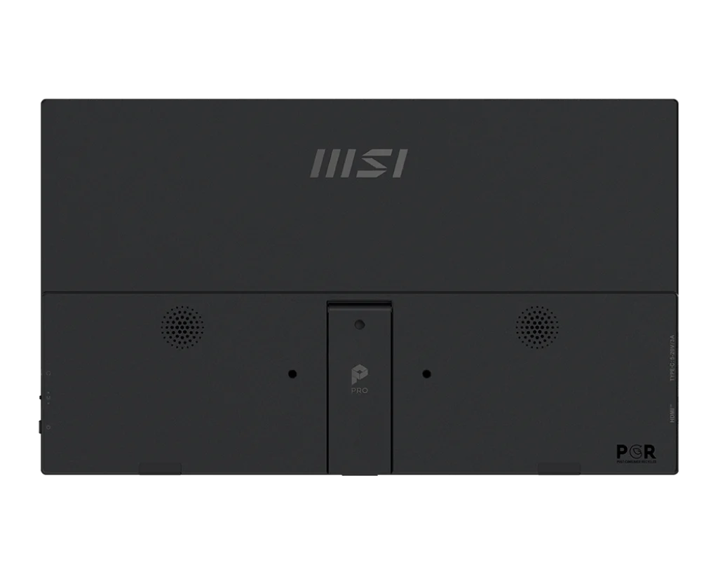 MSI PRO MP165 E6 15.6-Inch , FHD IPS Built-in speaker/mic, HDMI 2.0b, USB C , Black Portable Monitor - Image 5