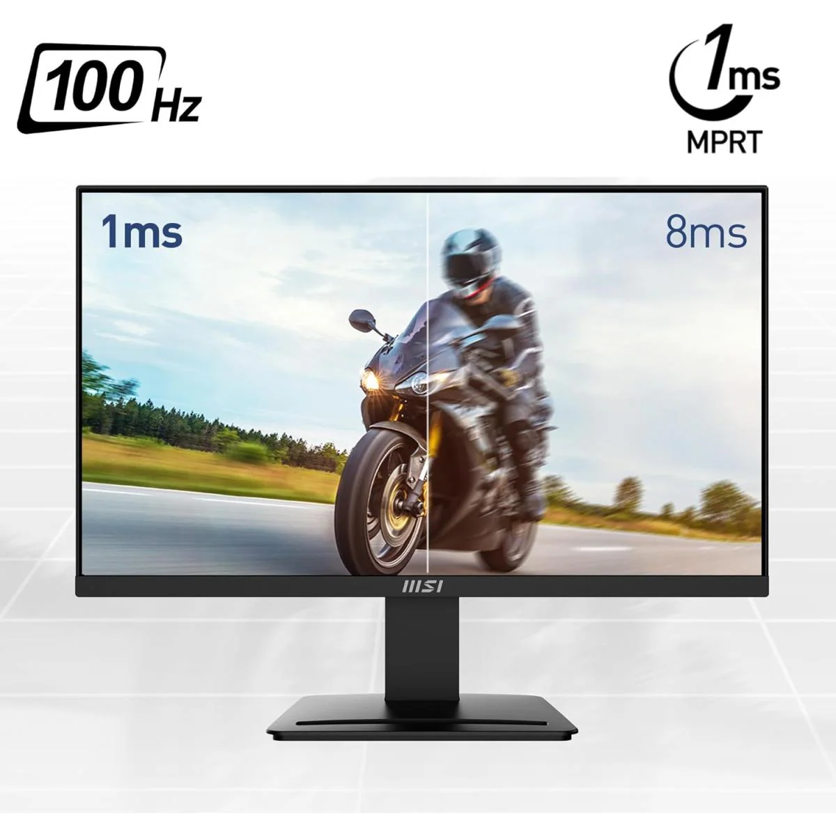 MSI PRO MP2412 24"FHD 100Hz TUV Certified Eyesight Protection 1ms HDMI & Display Port (1.2a) - Black - Image 5