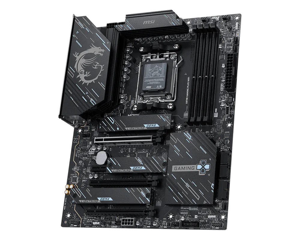 MSI X870E Gaming Plus WiFi 7 ATX AMD AM5 SPS VRM DDR5 - Image 2