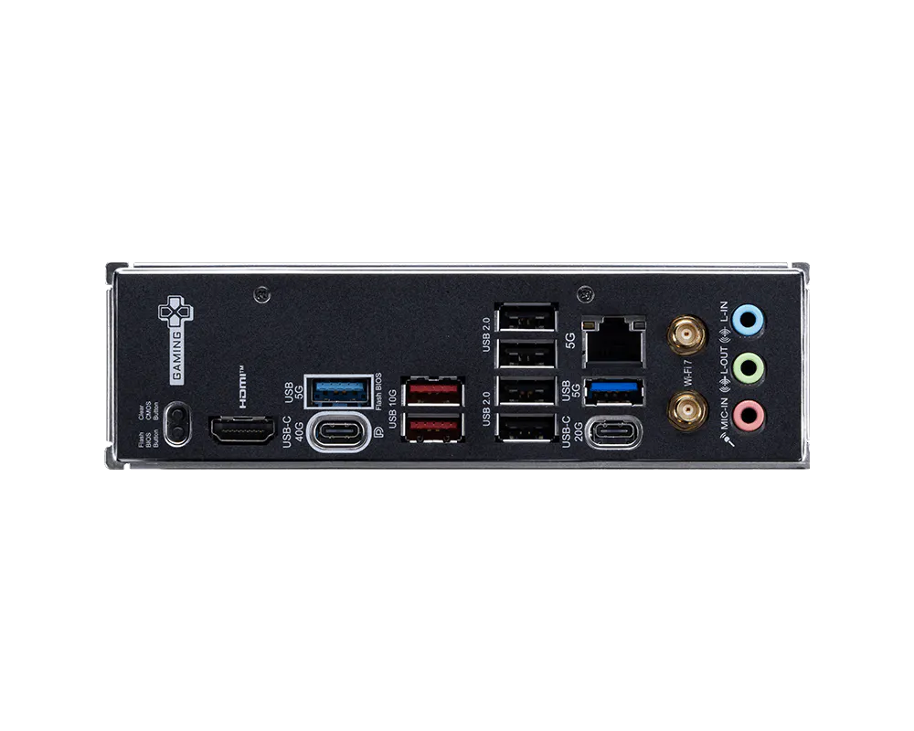 MSI X870E Gaming Plus WiFi 7 ATX AMD AM5 SPS VRM DDR5 - Image 4