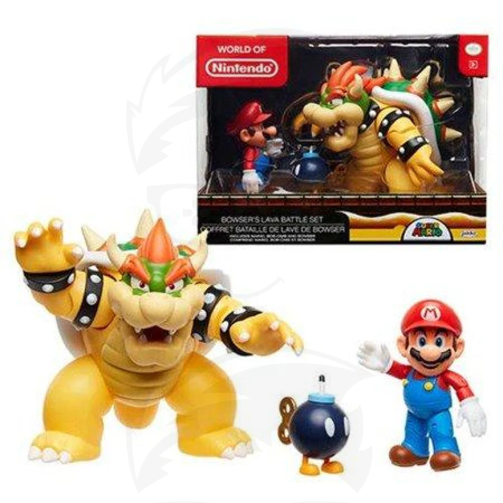 Nintendo Super Mario Bowser Vs Mario Diorama Figure - Image 3