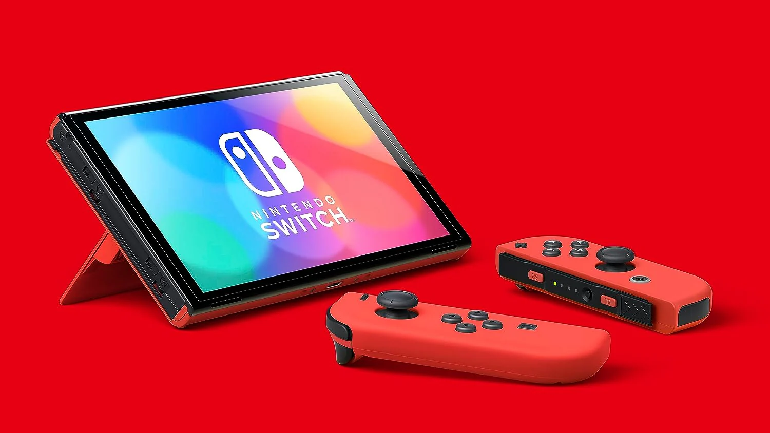 Nintendo Switch - OLED Model: Mario Red Edition - Image 5