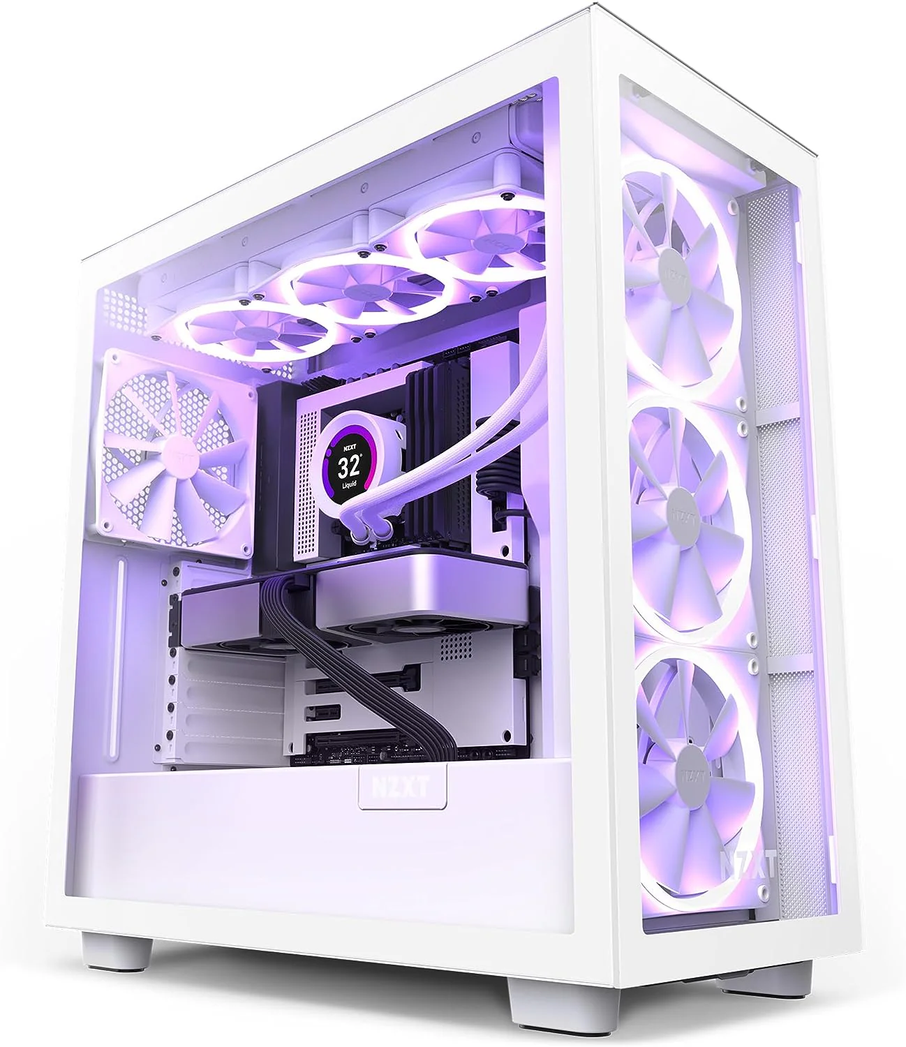 NZXT H7 Elite ATX Tempered Glass Mid Tower Gaming Case