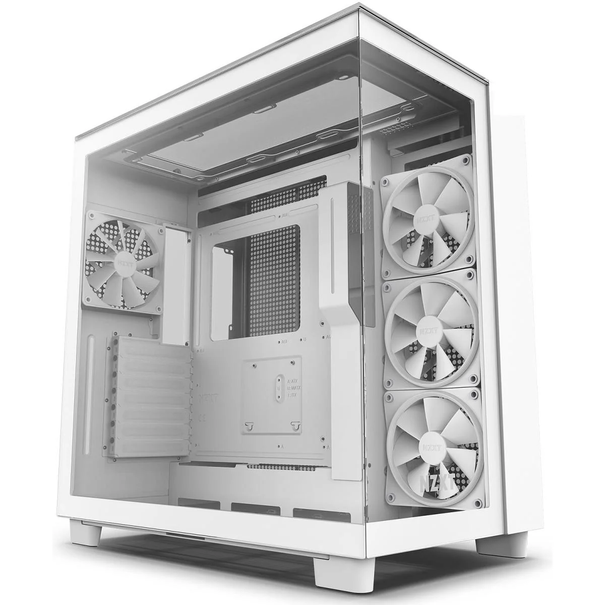 NZXT H9 Elite Premium Dual-Chamber Mid-Tower Tempered Glass Gaming Case
