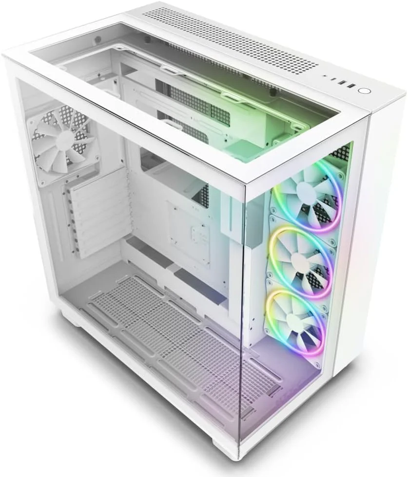 NZXT H9 Elite Premium Dual-Chamber Mid-Tower Tempered Glass Gaming Case - Image 2