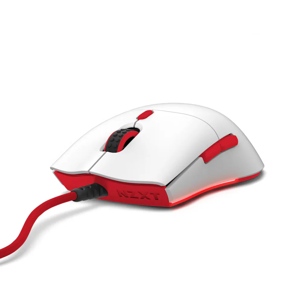 NZXT LIFT Lightweight Ambidextruose Mouse - White - Image 2