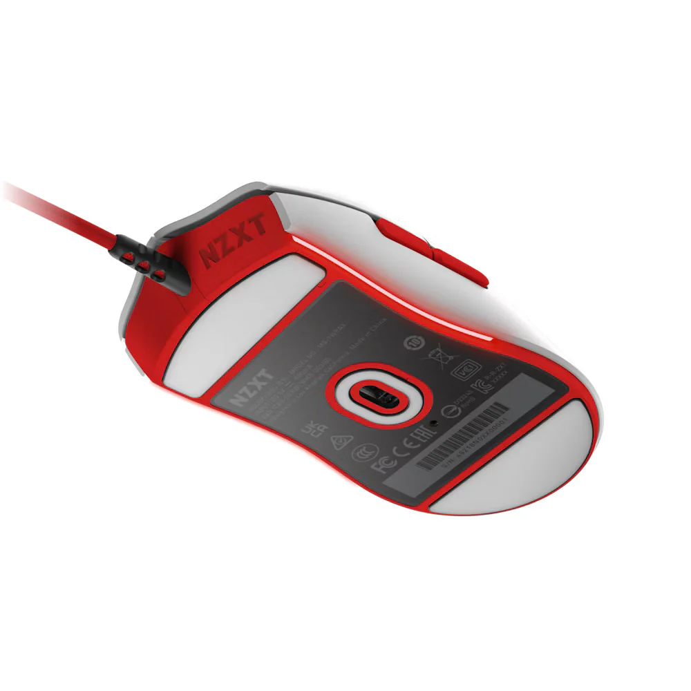 NZXT LIFT Lightweight Ambidextruose Mouse - White - Image 5