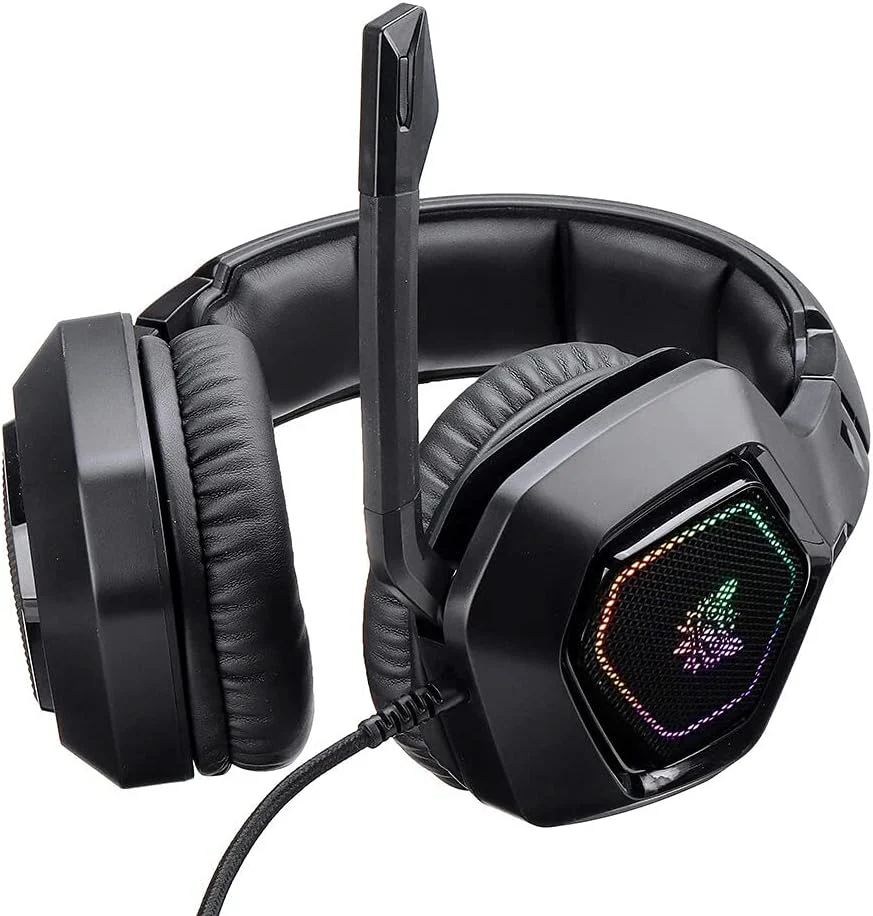 Onikuma K10 Wired RGB Gaming Headset - Black - Image 2