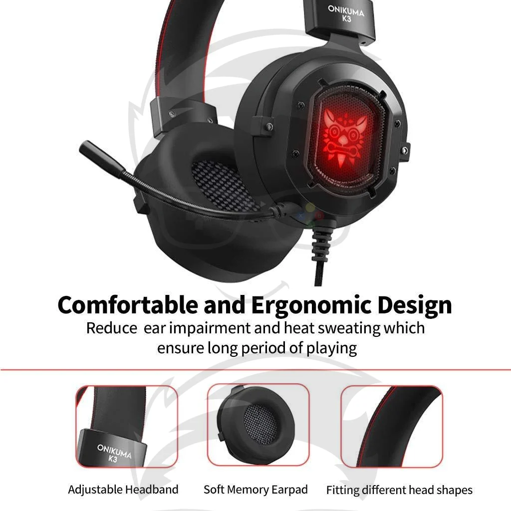 ONIKUMA K3 Stereo Gaming Headset - Image 3