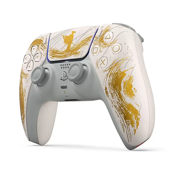 PlayStation 5 DualSense Wireless Controller - Ghost of Yotei™ Gold Limited Edition - Image 2