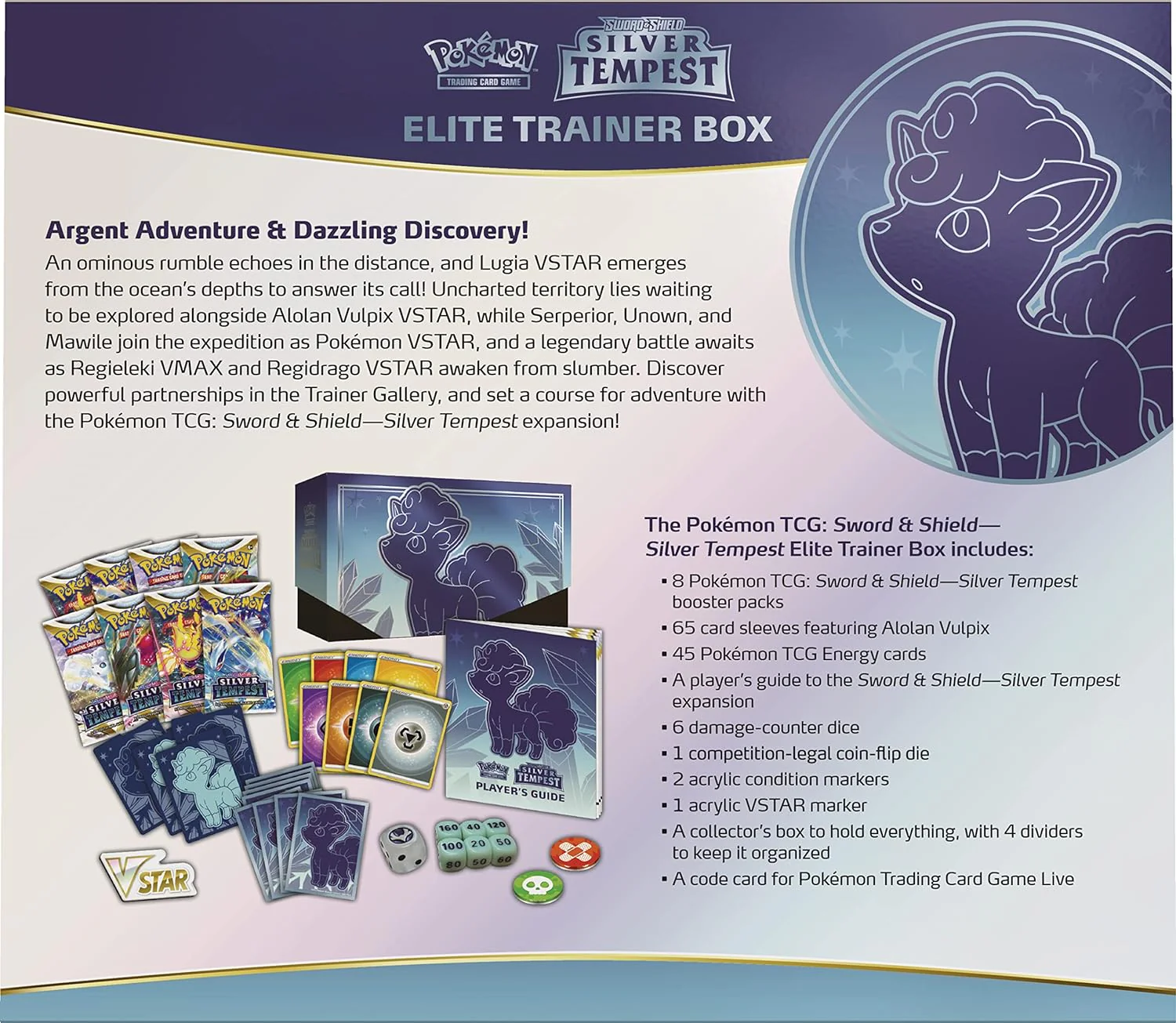 Pokemon Sword & Shield Silver Tempest Elite Trainer Box - Image 2