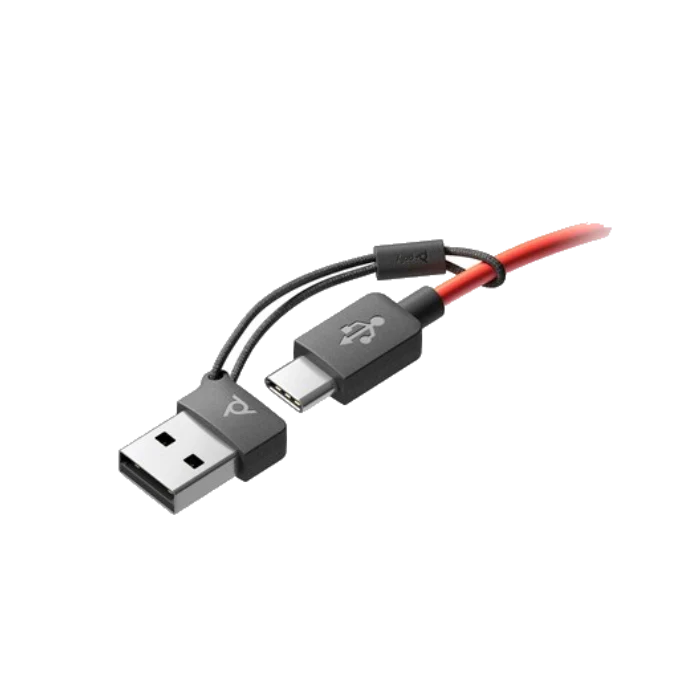 Poly Blackwire 3325 Stereo Microsoft Teams Certified USB-C Headset +3.5mm Plug +USB-C/A Adapter - Image 2