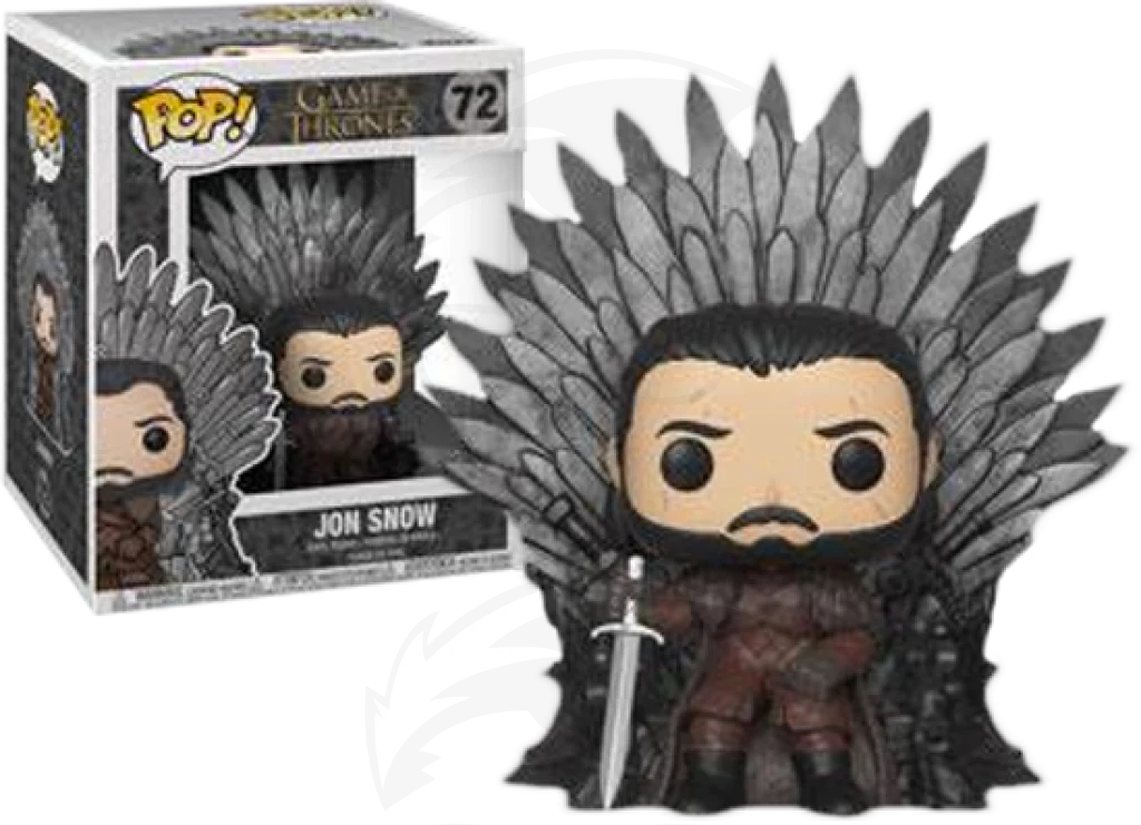 POP! Deluxe: Game of Thrones - Jon Snow Sitting on Iron Throne