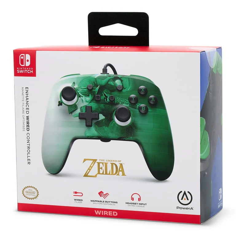 PowerA Enhanced Wired Controller for Nintendo Switch - Heroic Link - Image 4