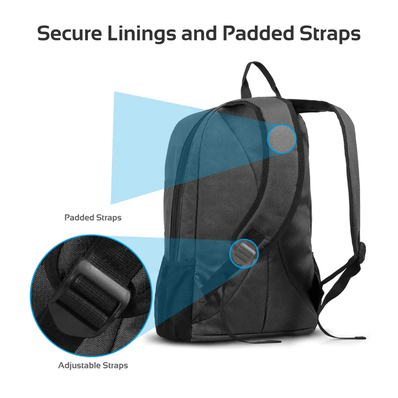 Promate Alpha-BP Anti-Theft 15.6 Inches Laptop Backpack Laptop Bag - Image 2