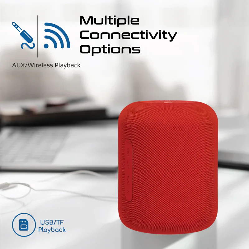 PROMATE Boom-10 RED 10W ProStream® Wireless HD Speaker - Image 2