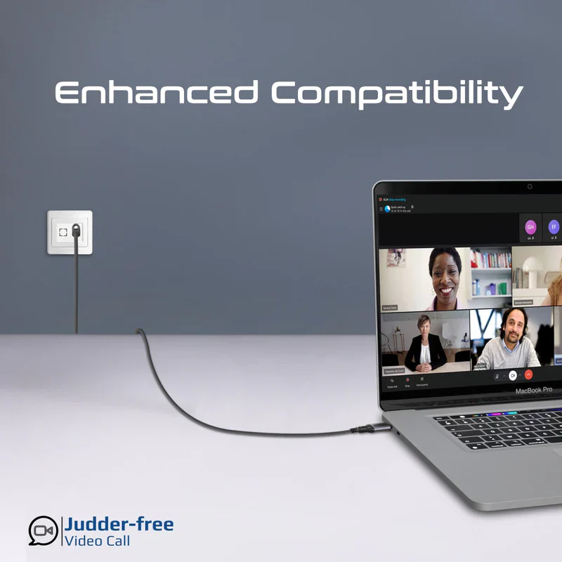 Promate Clink-RJ45 Ultra-Fast Ethernet to USB-C Adapter Cable  - Image 7