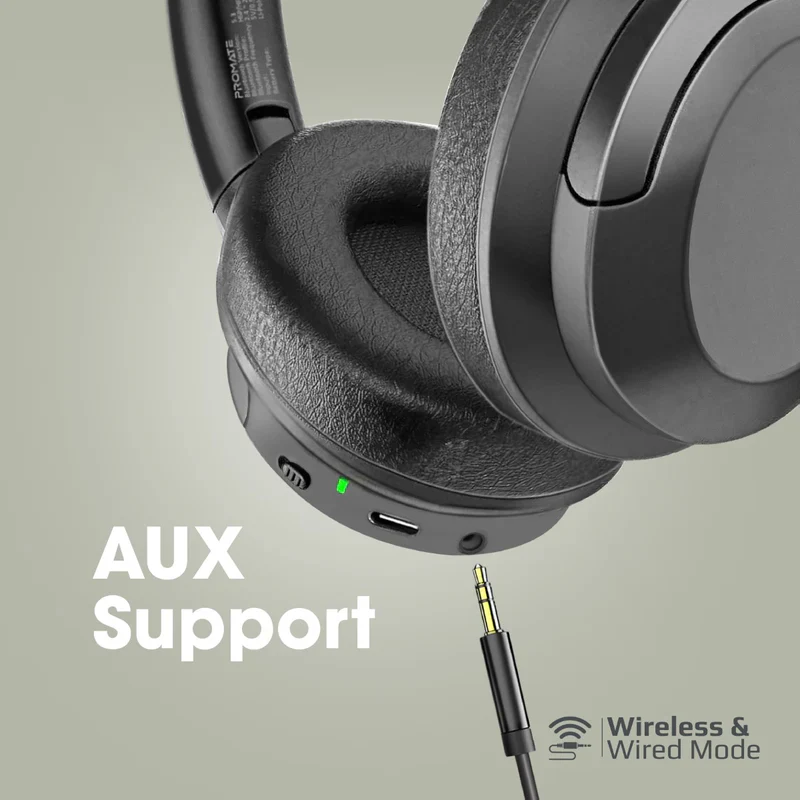 Promate Concord ANC Headphones HD Stereo Headset - Image 5