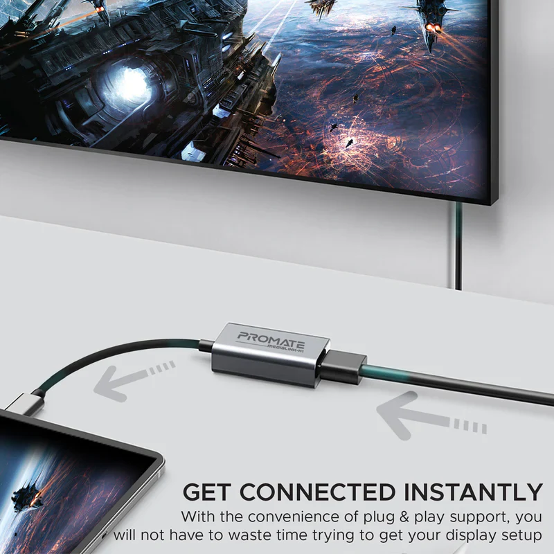 PROMATE MEDIALINK-H1 High Definition USB-C to HDMI Adapter - Image 3
