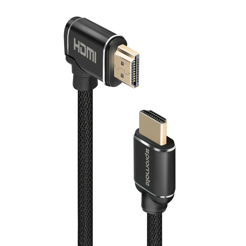 Promate PROLINK4K1-500 High Definition Right Angle 4K HDMI Audio Video Cable - Image 2