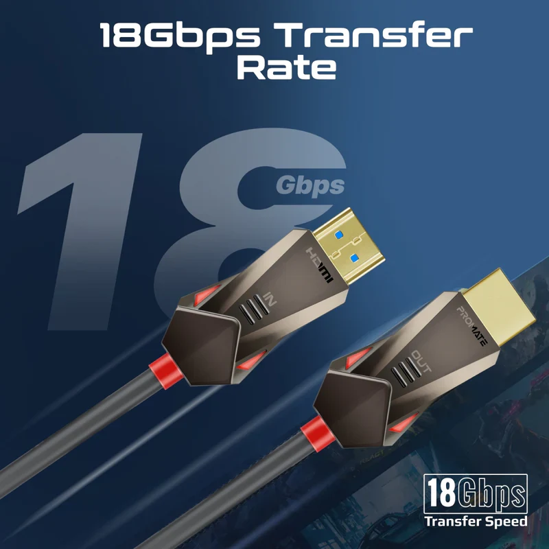 Promate ProLink4K60-15M HDMI 2.0 Cable 4K@60Hz - Image 6