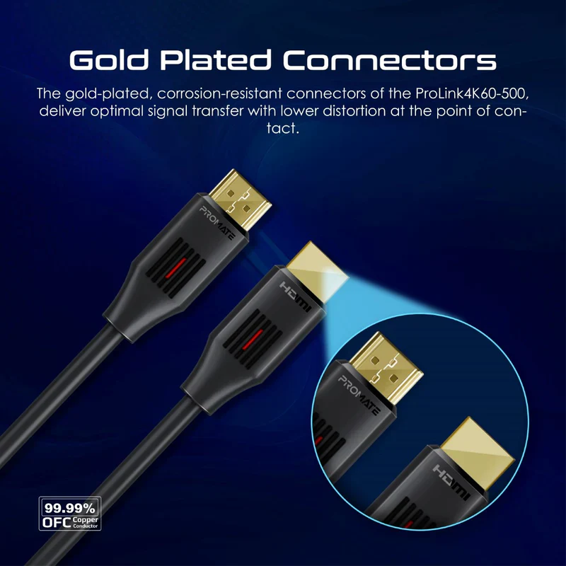 Promate ProLink4K60-500 HDMI 2.0 Cable 4K@60Hz - Image 7
