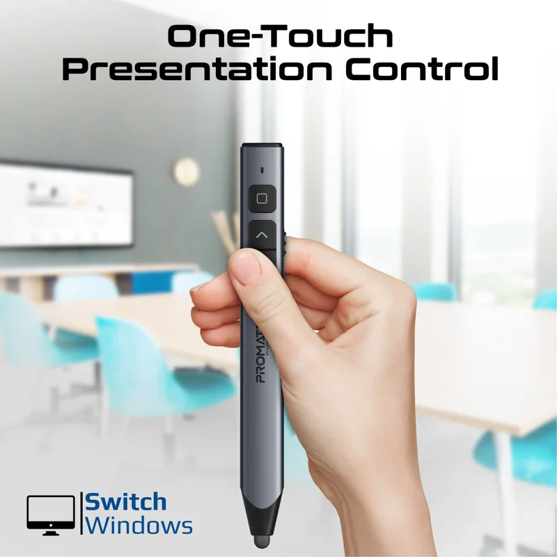 Promate PROPOINTER-S Universal Intuitive Wireless Presenter with Stylus Pen - Image 5
