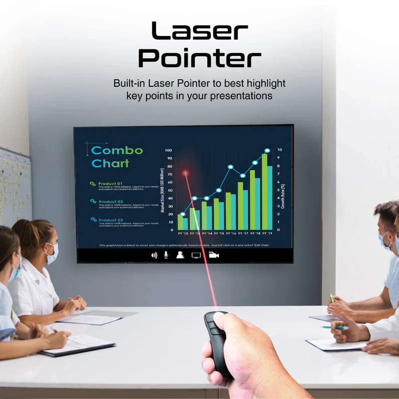 Promate PROPOINTER Universal Intuitive Wireless Presenter - Image 6