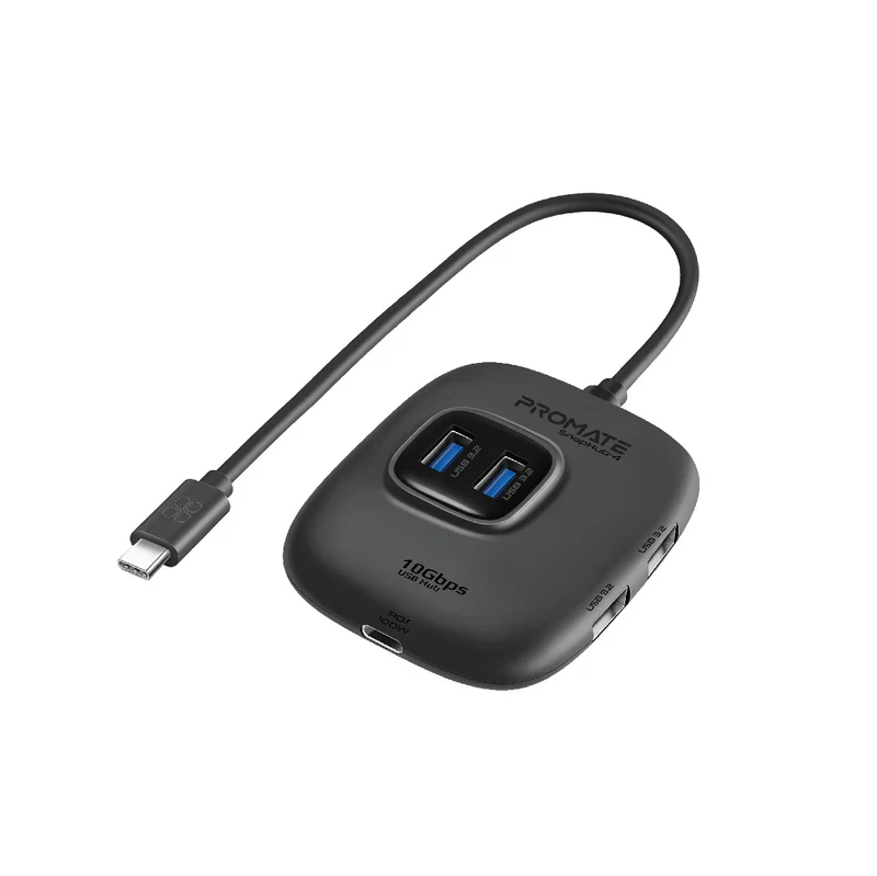 Promate SnapHub-4 4 In 1 Ultra Fast USB 3.2 Hub 4 USB-A - Image 2