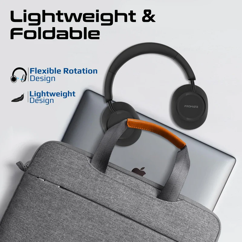 Promate Takt High Fidelity Over-Ear Stereo Wireless Headphones - Image 6