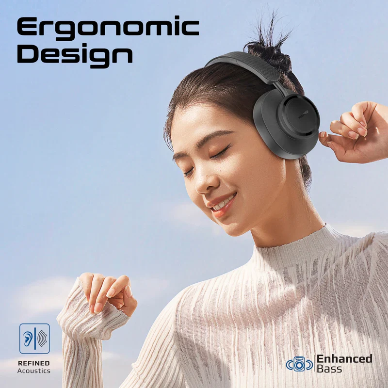 Promate Takt High Fidelity Over-Ear Stereo Wireless Headphones - Image 7
